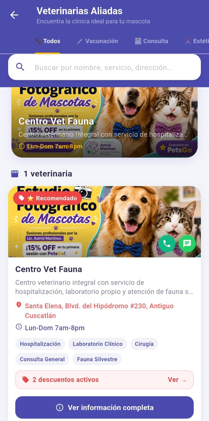 Anuncios PetsGo