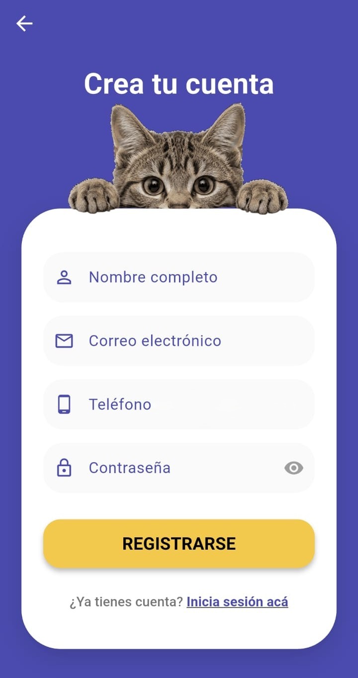 Registro PetsGo
